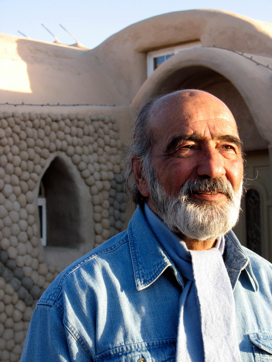 The Adventures of Superadobe: Nader Khalili: Visionary Architect Founder,  California Institute of Earth Art and Architecture | Bidoun