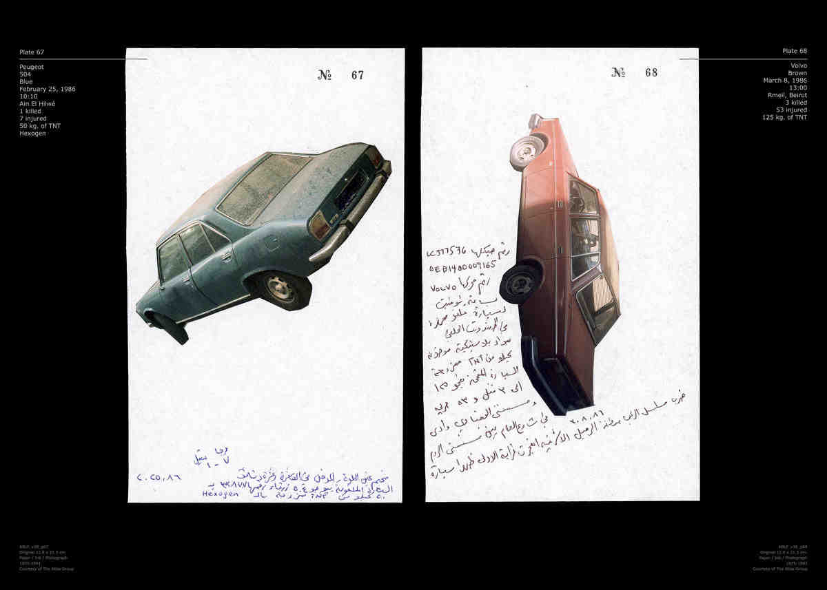 Issue 23 Squares Bidoun Walid Raad Notebook Volume 38 Already Been In A Lake Of Fire 1991 2003 Courtesy Anthony Reynolds Gallery London